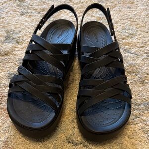 CROCS Black Women's Sandals